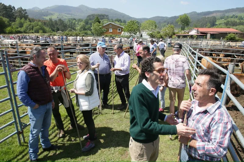 Noticias de Cantabria | El Cántabro | María Jesús Susinos reitera el apoyo del Gobierno al sector primario en la Feria de San Isidro de Guriezo
