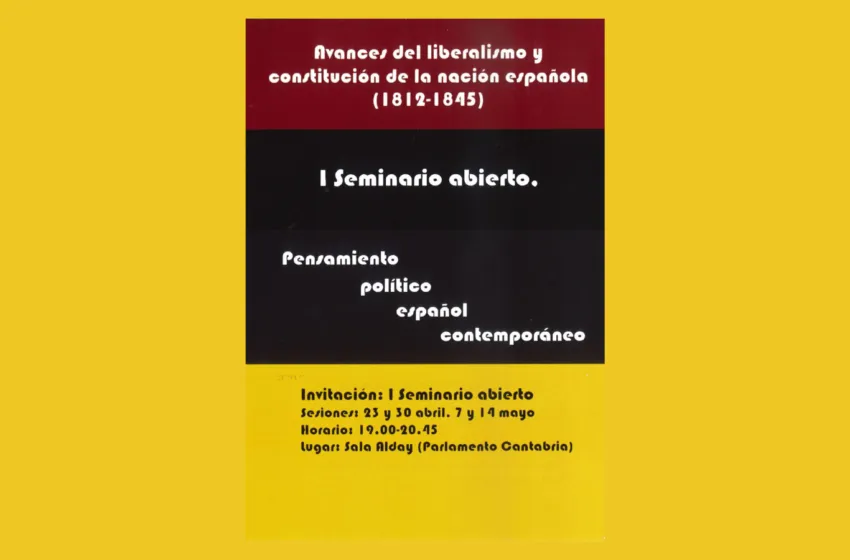 Noticias de Cantabria | El Cántabro | El Parlamento acoge este miércoles una conferencia sobre periodismo y política en la España liberal