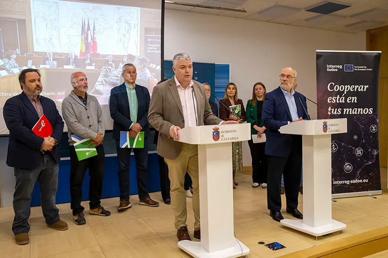 Noticias de Cantabria | El Cántabro | El programa europeo Interreg Sudoe aprueba cinco proyectos de Cantabria presupuestados en casi 8 millones de euros