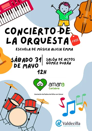 Noticias de Cantabria | El Cántabro | Valdecilla acoge un concierto de la Escuela de Música Alicia Emma y la Asociación AMARA