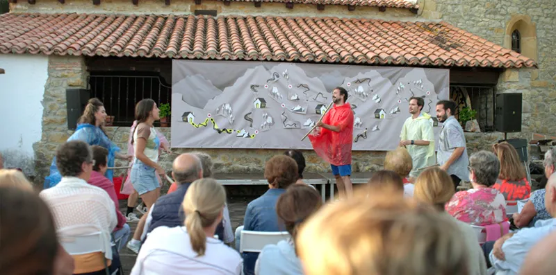 Noticias de Cantabria | El Cántabro | Cultura estrena una serie documental sobre la creación de la obra teatral 'Un Camino Valiente' incluida en el programa de la Fundación Camino Lebaniego