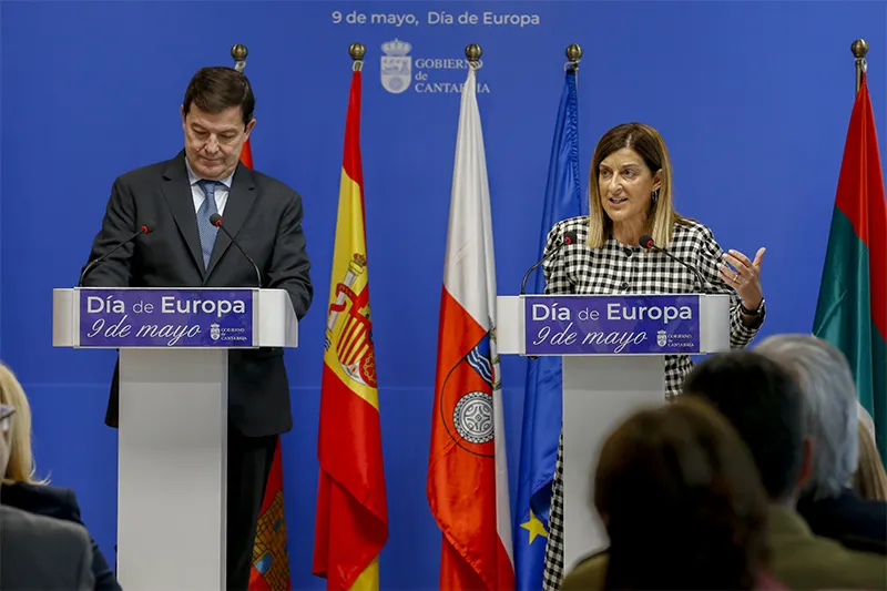 Noticias de Cantabria | El Cántabro | Buruaga reclama la integración de Cantabria en los corredores ferroviarios en la celebración del Día de Europa