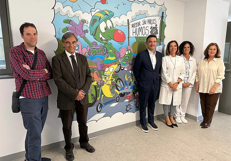 Noticias de Cantabria | El Cántabro | El Hospital Valdecilla sigue humanizando los espacios de Pediatría con la incorporación de nuevos vinilos infantiles