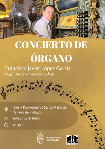 El eco del gran órgano abulense llega a Cantabria: el maestro de la Catedral de Ávila actúa este sábado en Renedo