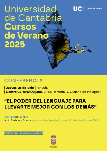 Noticias de Cantabria | El Cántabro | ¿Y si todo dependiera de cómo hablas? Piélagos inaugura los Cursos de Verano con una charla sobre el poder del lenguaje