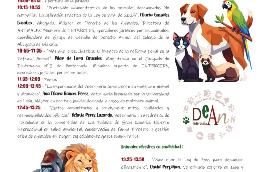 Este sábado, 14 de junio, se celebra la I Jornada de Bienestar Animal de Torrelavega
