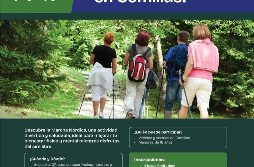 La marcha nórdica llega a Comillas durante el mes de junio con cursos gratuitos