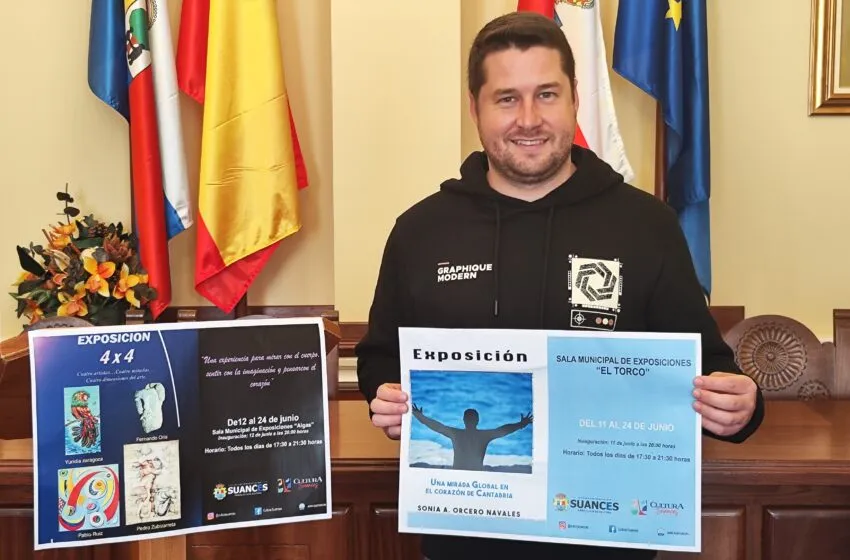  Suances vibra con el arte este verano: dos exposiciones simultáneas llenan de color las salas “El Torco” y “Algas”