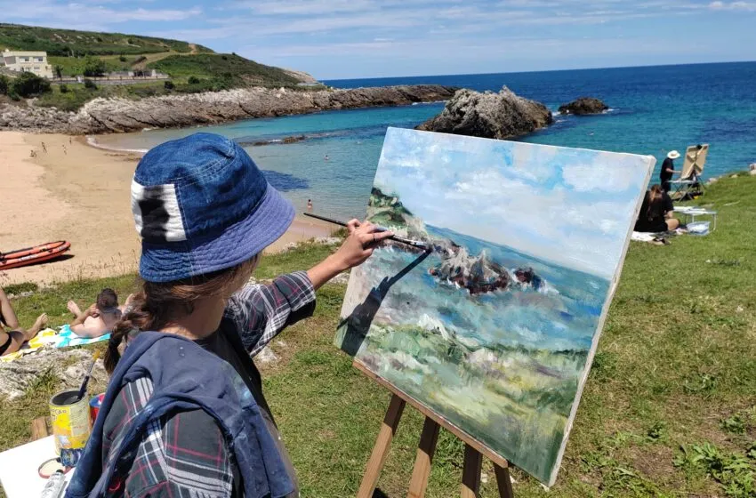 Vuelve el Concurso Nacional de Pintura Rápida Costa Quebrada, que repartirá 5.500 euros en premios