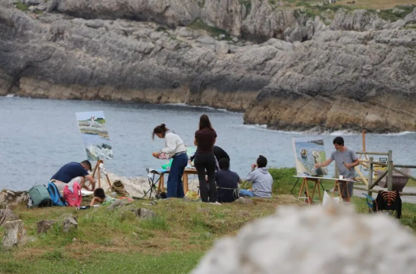 Aitor Burgos se alza con el primer premio del IX Concurso Nacional de Pintura Rápida Costa Quebrada