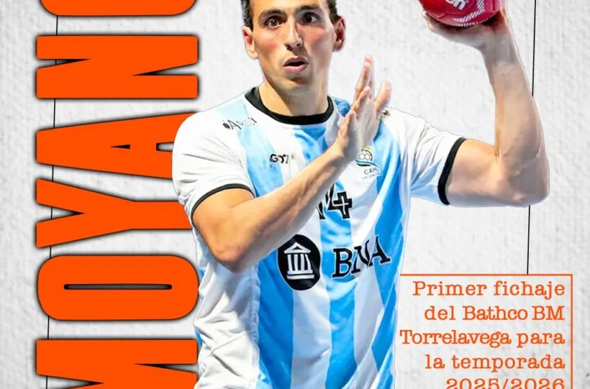 Andrés Moyano, primer fichaje del Bathco BM Torrelavega para la temporada 2025/2026