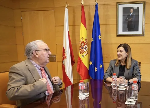 Buruaga inicia los trámites para el nombramiento de Modesto Chato como Hijo Adoptivo de Cantabria