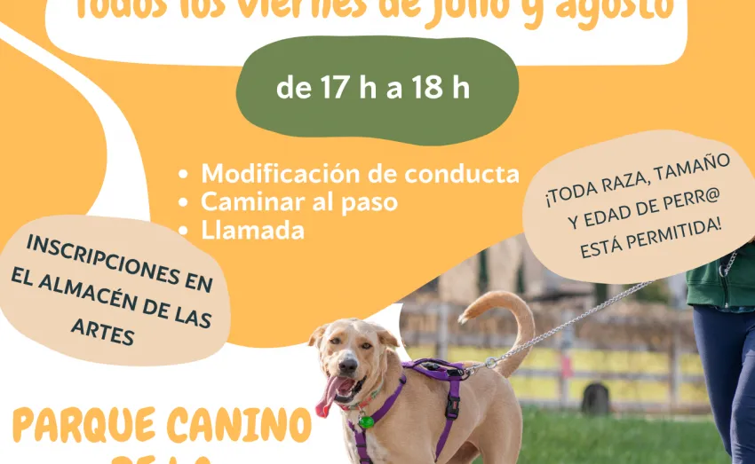  ASTILLERO LANZA CLASES GRATUITAS DE OBEDIENCIA CANINA DURANTE LOS MESES DE JULIO Y AGOSTO