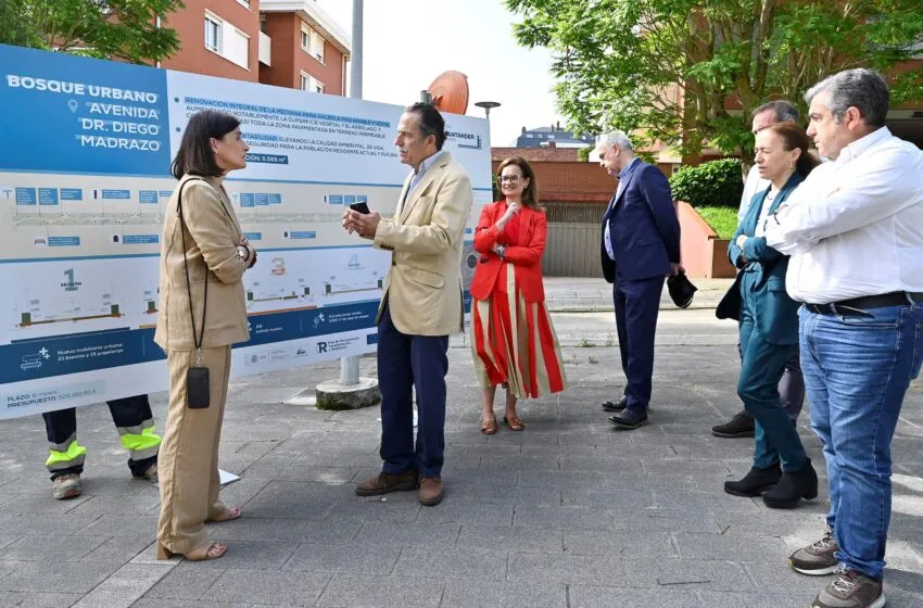 Noticias de Cantabria | El Cántabro | Comienzan las obras de renaturalización de la avenida Doctor Diego Madrazo
