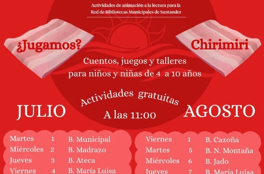 ‘Más que leer’ continúa en verano con animación lectora para público infantil