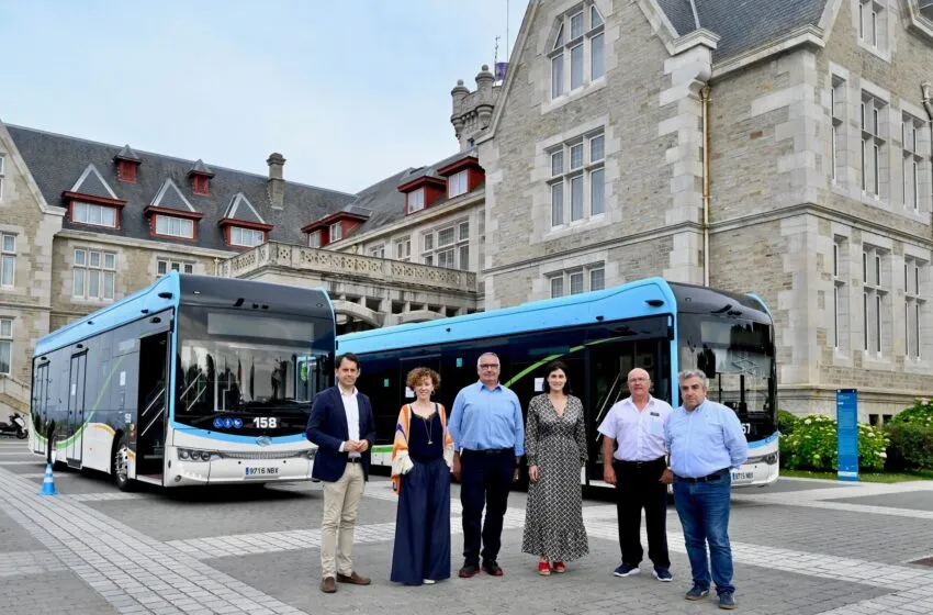 El TUS pone en servicio dos nuevos autobuses 100% eléctricos que operarán en la Línea Central