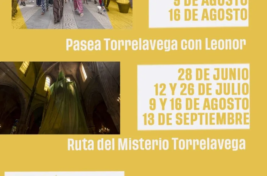  Aún quedan plazas libres para las rutas gratuitas del ‘Misterio’ y ‘Pasea Torrelavega… con Leonor’