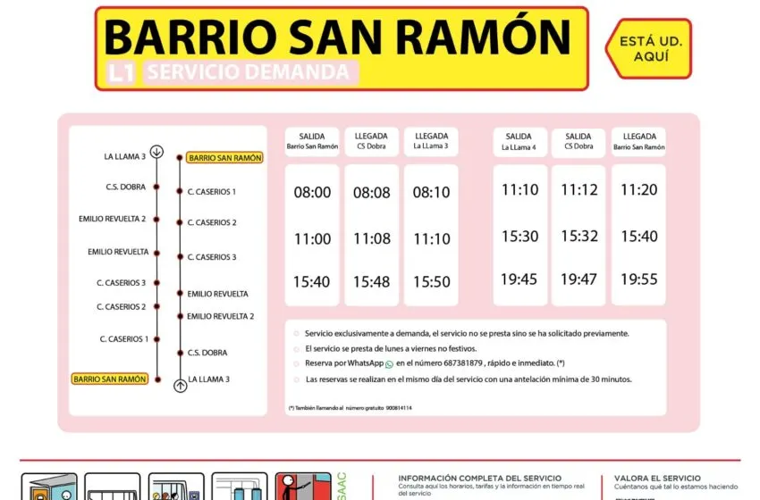 Torrelavega pone en marcha el Servicio de Transporte a la Demanda este lunes, 30 de junio