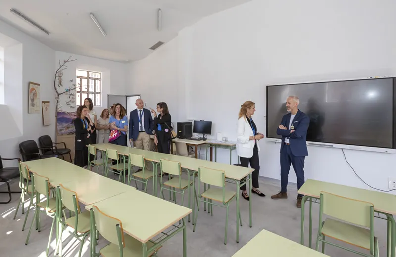 Noticias de Cantabria | El Cántabro | Silva ensalza las instalaciones y oferta formativa del CEPA Berria que califica como un "referente" en el ámbito de las instituciones penitenciarias