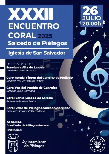 Noticias de Cantabria | El Cántabro | Cuatro municipios cántabros se unirán este sábado en el XXXII Encuentro Coral Salcedo de Piélagos