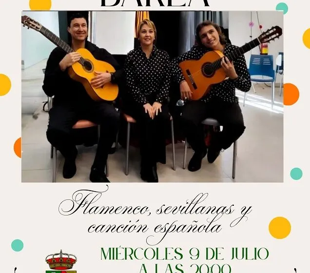  «Al son de Barea» grupo malagueño de flamenco y de flamenco fusión, actuará el próximo día 9 de julio a las 20:00 h. en el Ferial de Sarón