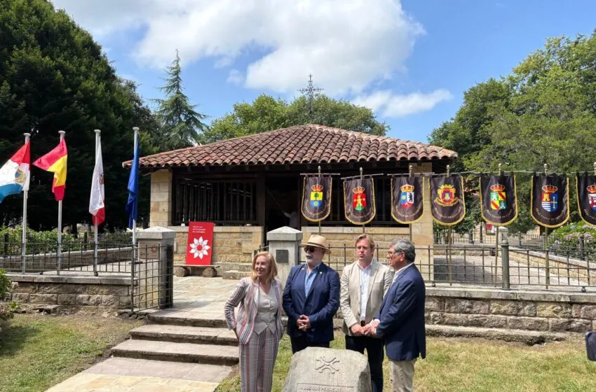 Cantabria celebra el Día de las Instituciones con el izado de la bandera autonómica en Puente San Miguel