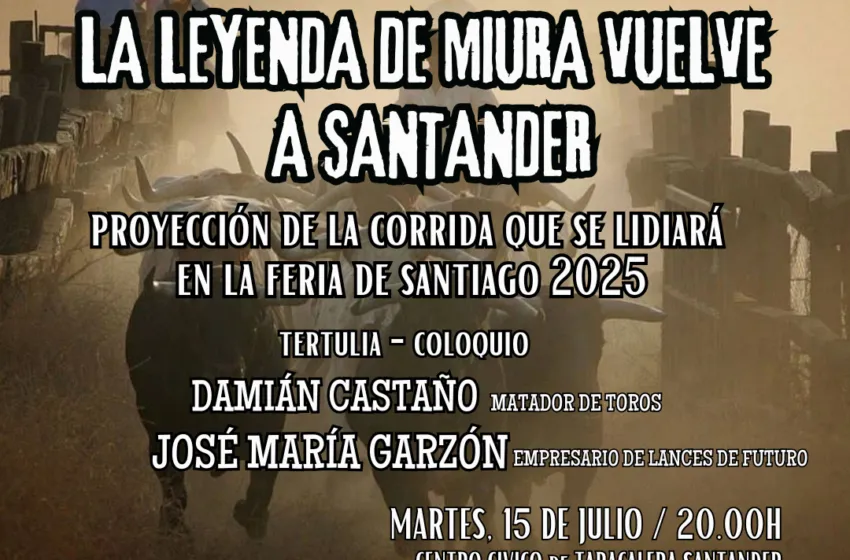 Tabacalera acoge una tertulia sobre el regreso de la ganadería Miura a Santander