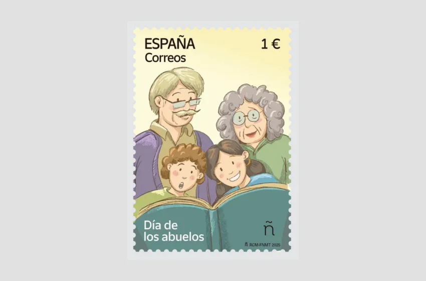  Correos lanza un emotivo sello en homenaje a los abuelos: pilares de la familia, guardianes de valores
