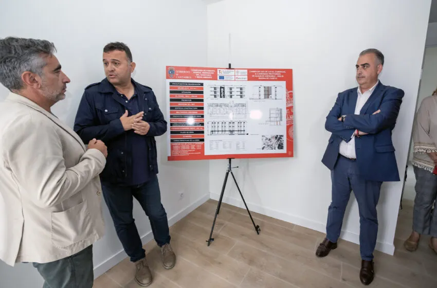 Media inaugura en Orejo las tres primeras viviendas protegidas en régimen de alquiler asequible de las cerca de 300 que impulsará el Ejecutivo en esta legislatura