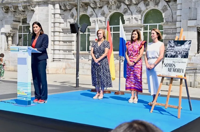 Noticias de Cantabria | El Cántabro | Santander recuerda a Miguel Ángel Blanco en el 28 aniversario de su asesinato