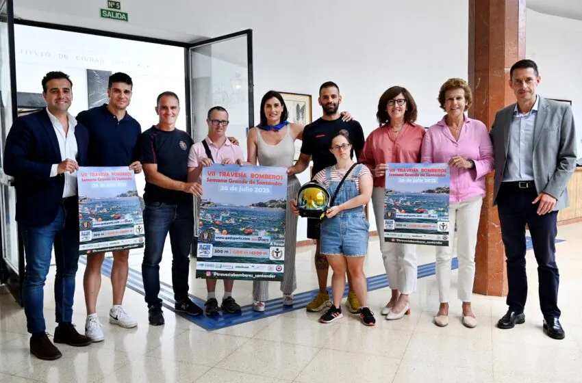 Santander acoge el 26 de julio la VII Travesía a Nado Bomberos ‘Semana Grande’