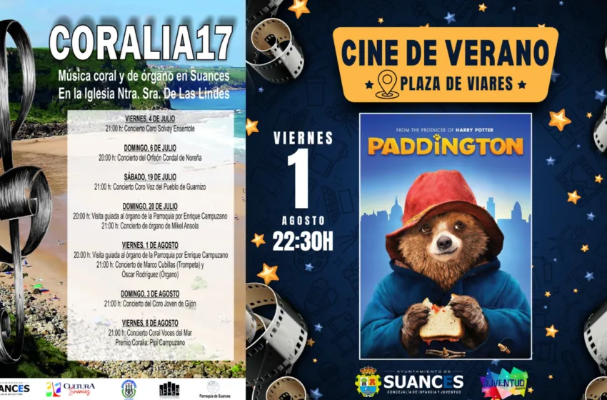  Cine al aire libre y música en vivo: Suances se llena de cultura este fin de semana