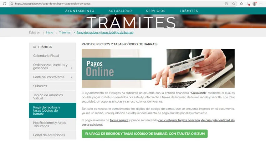 Noticias de Cantabria | El Cántabro | Piélagos incorpora Bizum como nueva forma de pago de tributos municipales