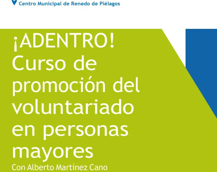 Noticias de Cantabria | El Cántabro | UNATE impartirá en Piélagos el curso ¡Adentro! de promoción del voluntariado en mayores de 50 años