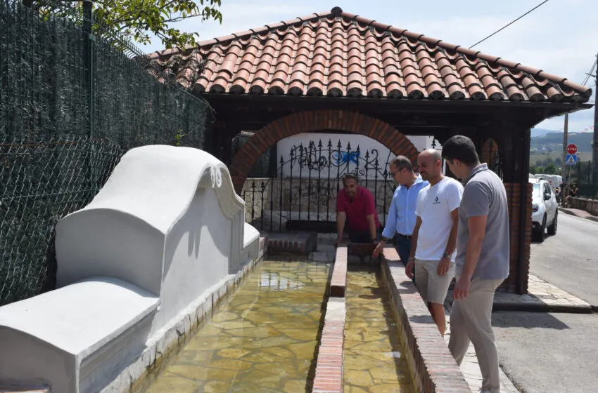 Noticias de Cantabria | El Cántabro | Piélagos vuelve a poner en servicio, siete años después, la fuente, el bebedero y el lavadero del Barrio El Jurrio en Parbayón