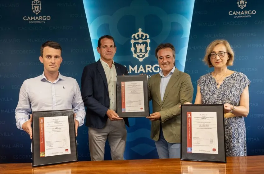  El Centro Municipal de Formación de Camargo renueva las certificaciones de calidad, medio ambiente y seguridad y salud en el trabajo
