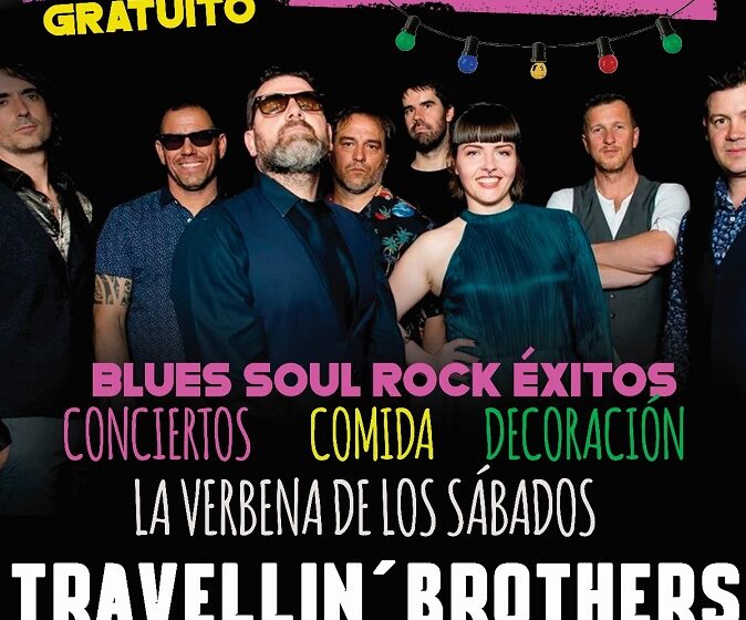  Concierto de Travellin´ Brothers, el sábado 30 de agosto en el parque de “El Ferial” en Saron.