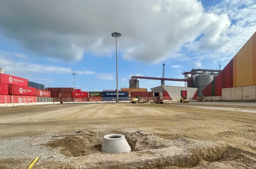 Noticias de Cantabria | El Cántabro | En marcha las obras de ampliación de la terminal de contenedores del Puerto de Santander