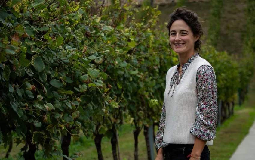  La enóloga cántabra Irene Rodríguez (Bodegas Hortanza) y el chef Antonio Vicente, Tomateros Mayores en la VII Feria Nacional del Tomate Antiguo de Polanco