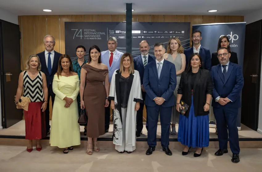  Buruaga preside la inauguración del Festival Internacional de Santander