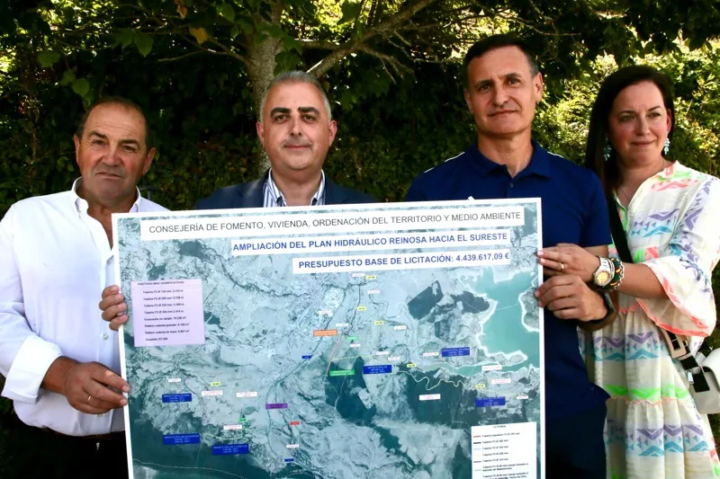  Fomento invertirá más de 7,7 millones en solucionar definitivamente los problemas de abastecimiento de agua en la Hermandad de Campoo de Suso, Campoo de Enmedio y Las Rozas de Valdearroyo