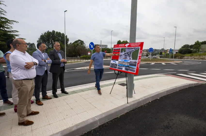 Noticias de Cantabria | El Cántabro | Media inaugura la nueva rotonda de Puente Arce que mejora la seguridad de conductores y peatones en la zona