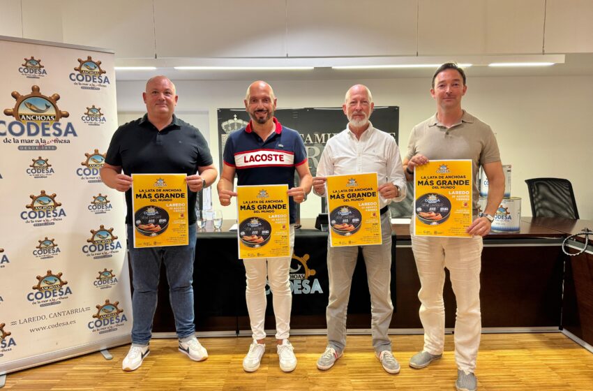  Laredo batirá el récord mundial elaborando la lata de anchoas más grande del mundo