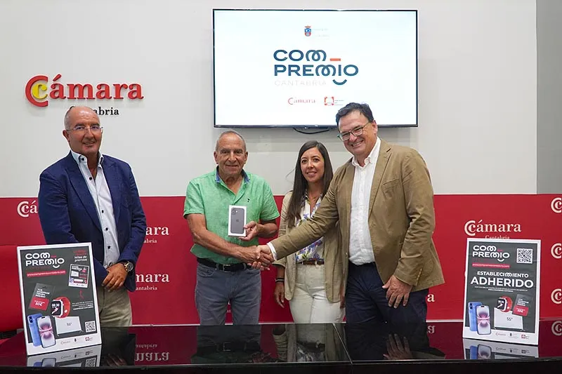 Noticias de Cantabria | El Cántabro | La campaña de dinamización comercial 'ComPremio Cantabria' empieza a entregar sus primeros premios tecnológicos