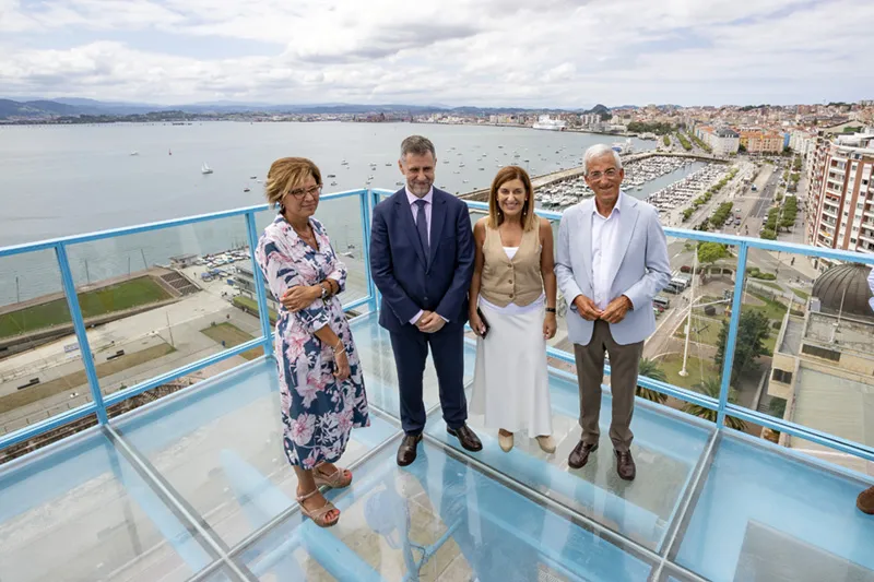 Noticias de Cantabria | El Cántabro | Buruaga anuncia que la terraza y los nuevos miradores del Palacio de Festivales se inaugurarán en septiembre
