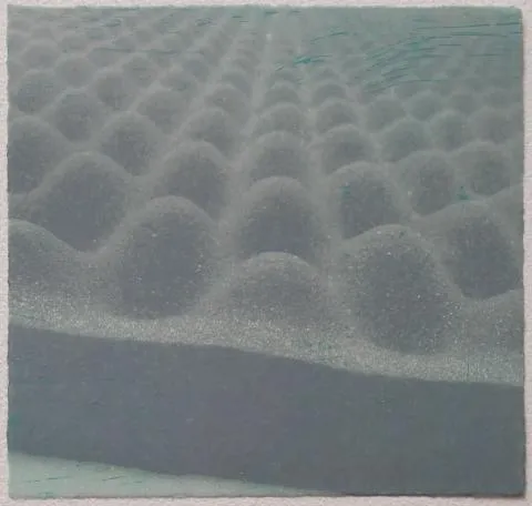 Noticias de Cantabria | El Cántabro | “Olas Esponja 1” de Usama Habil conquista el VIII Mini Print Internacional Cantabria