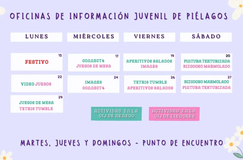  Las oficinas municipales de información juvenil de Piélagos retoman su actividad el 16 de septiembre