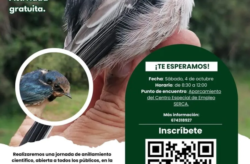  Jornada de anillamiento científico en el Centro Especial de Empleo SERCA