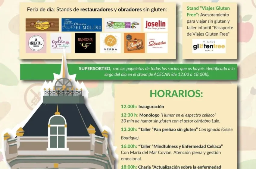 Torrelavega acoge la IV ‘Feria de restauración y obradores sin gluten Cantabria’