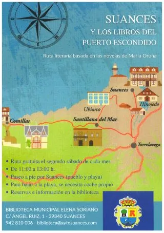 El 13 de septiembre regresan las visitas guiadas de la ruta literaria “Suances y los libros del Puerto Escondido”
